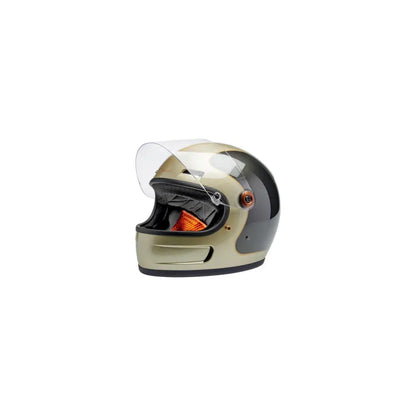 Casco Biltwell Gringo SV Helmet Tracker - Gloss Metallic Champagne/Charcoal