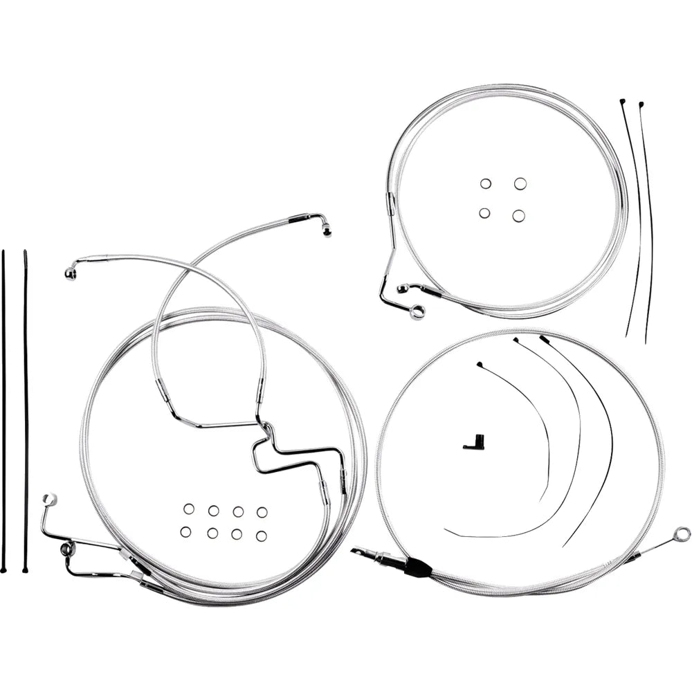 Kit de instalación de manillar de diseñador Sterling Chromite II® - Kit de instalación de manillar de diseñador Sterling Chromite II® - 10" - '21-'22 FLHR