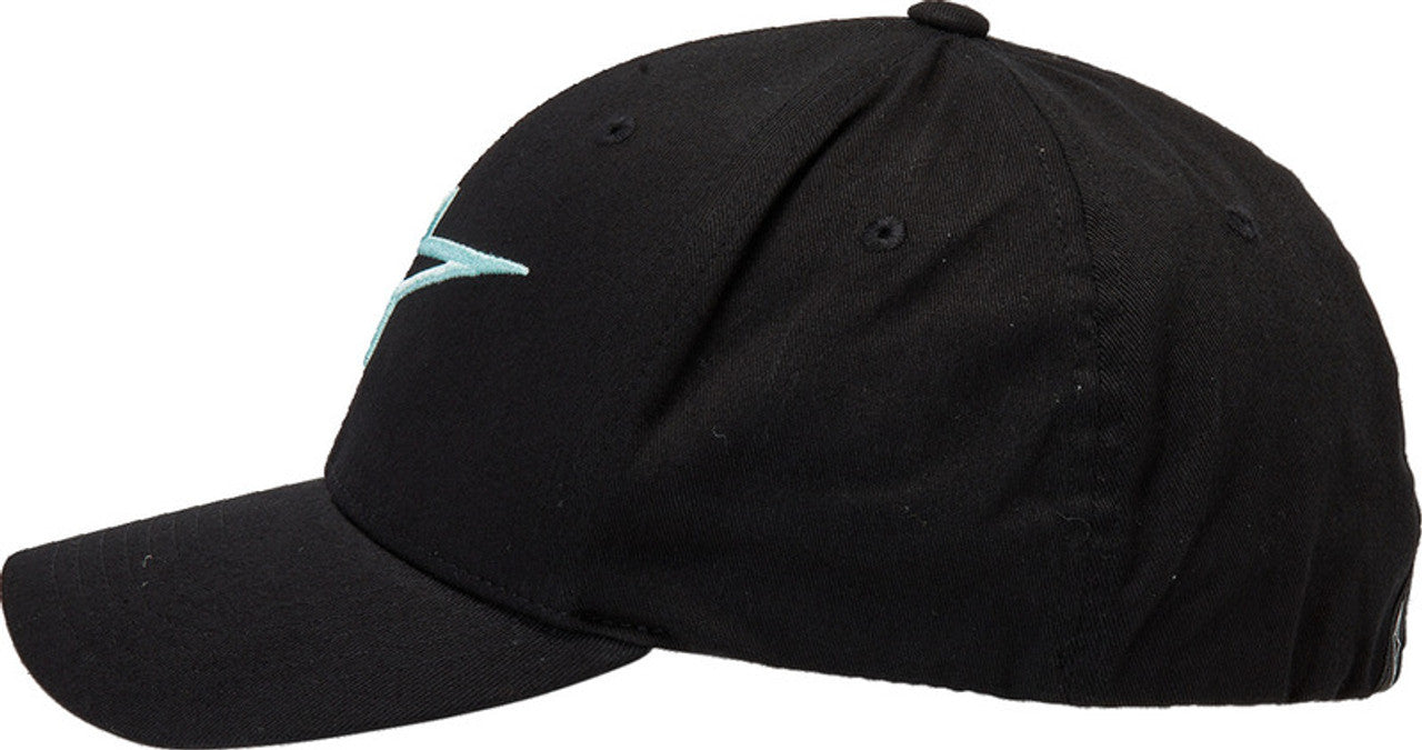 Gorra Alpinestars Ageless Curve - Negro/Aqua