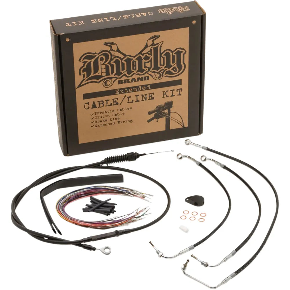 Juego de Controles ABS Cuelga Monos 13" Burly Brand86521