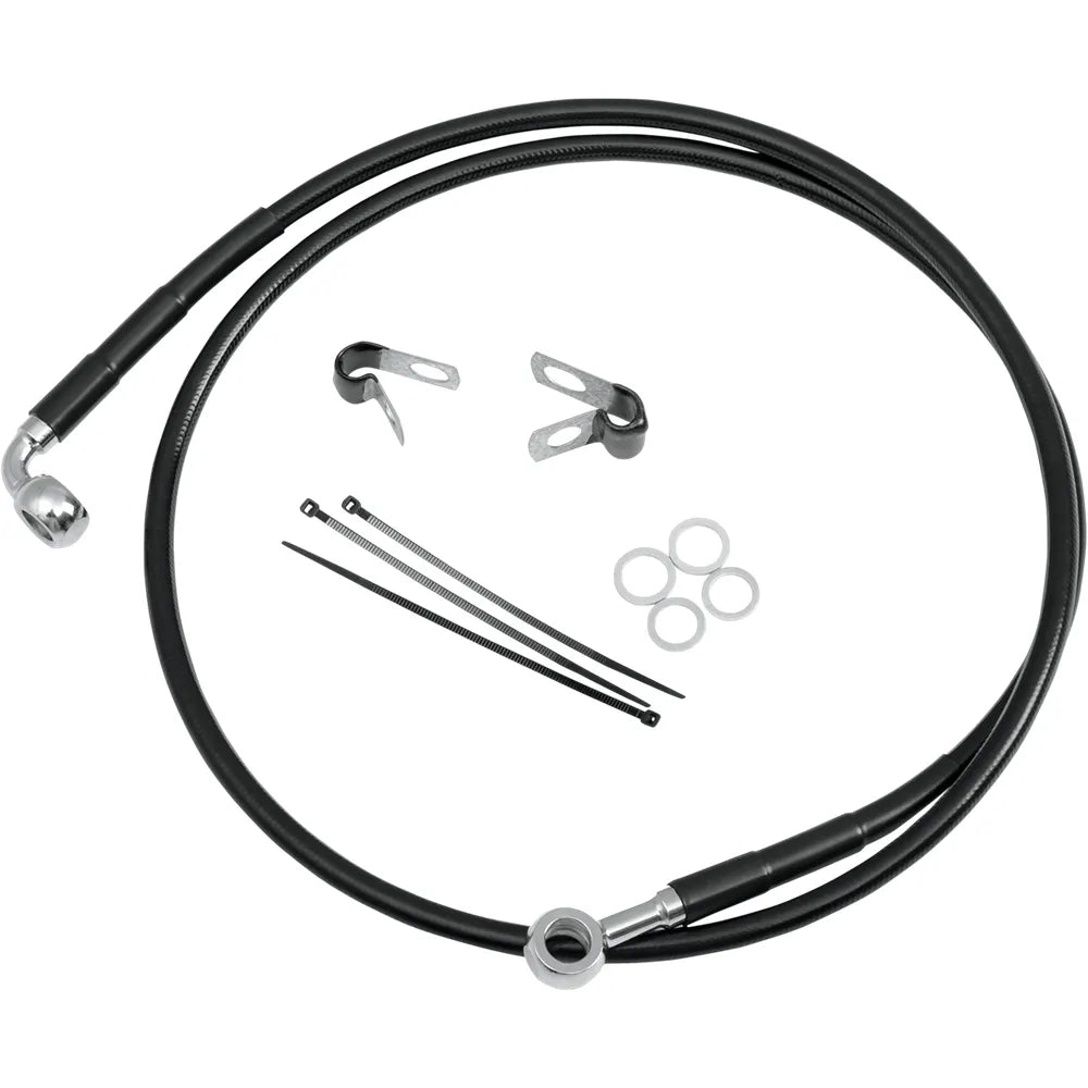 Front Brake Line FXST/DWG 84-05 Black