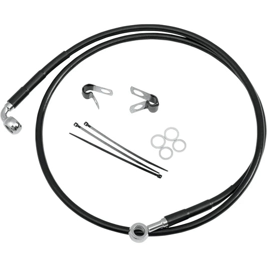 Front Brake Line FXST/DWG 84-05 Black