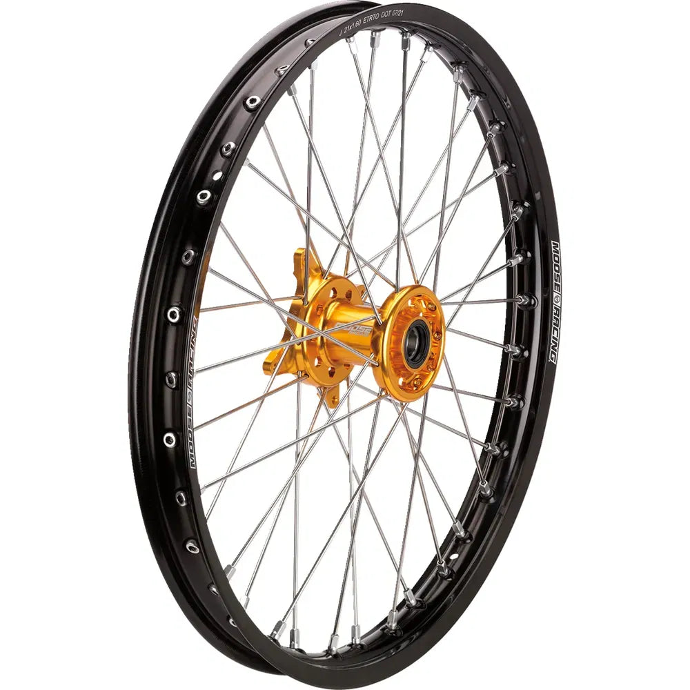 Rueda Completa SX-1 - Conjunto de Ruedas - SX-1 - Completa - Delantera - Rueda Negra/Buje Dorado - 21x1.6 - Suzuki RM-Z 250/450