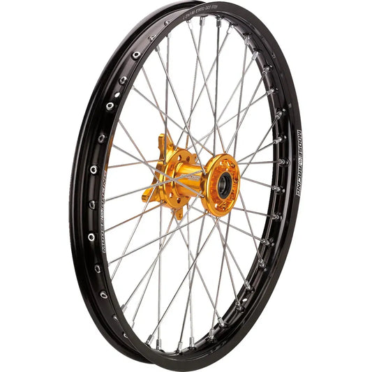 Rueda Completa SX-1 - Conjunto de Ruedas - SX-1 - Completa - Delantera - Rueda Negra/Buje Dorado - 21x1.6 - Suzuki RM-Z 250/450