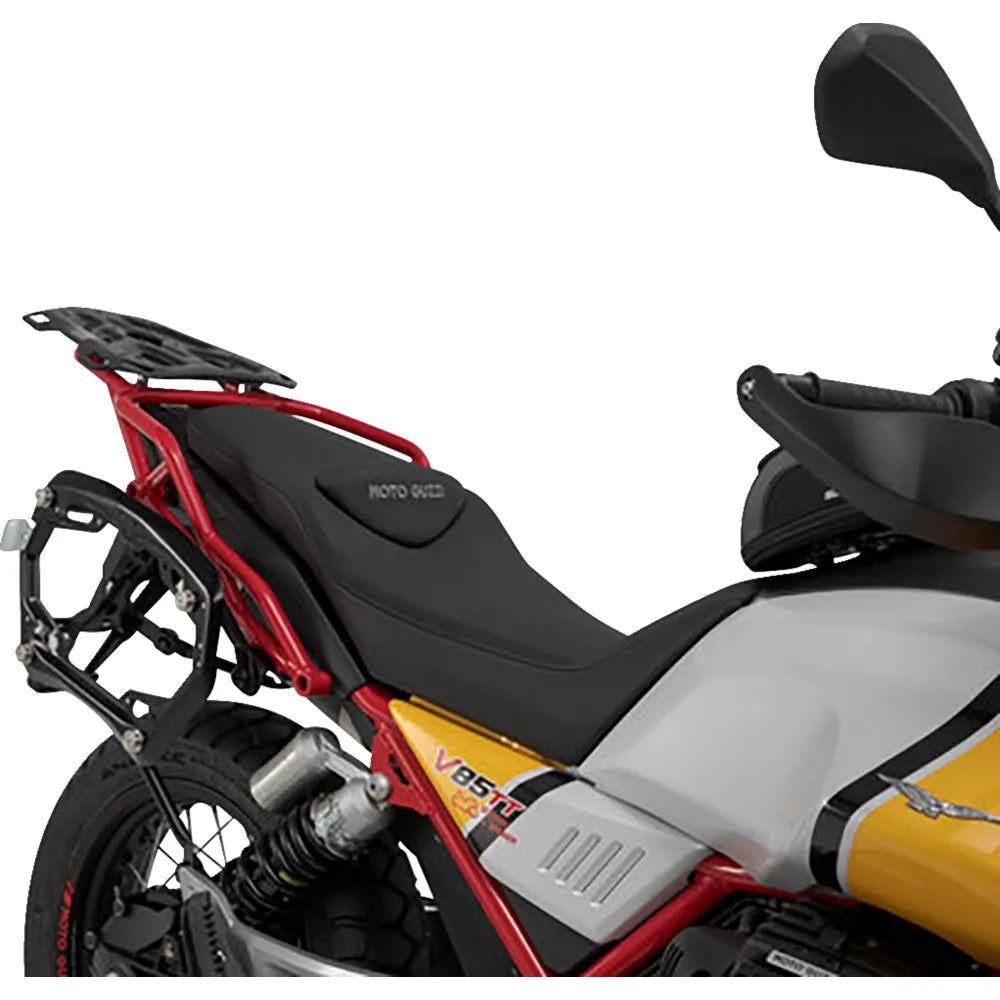 TRAX ADV Aluminum Case System - Black - Moto Guzzi V85 TT '19-'24