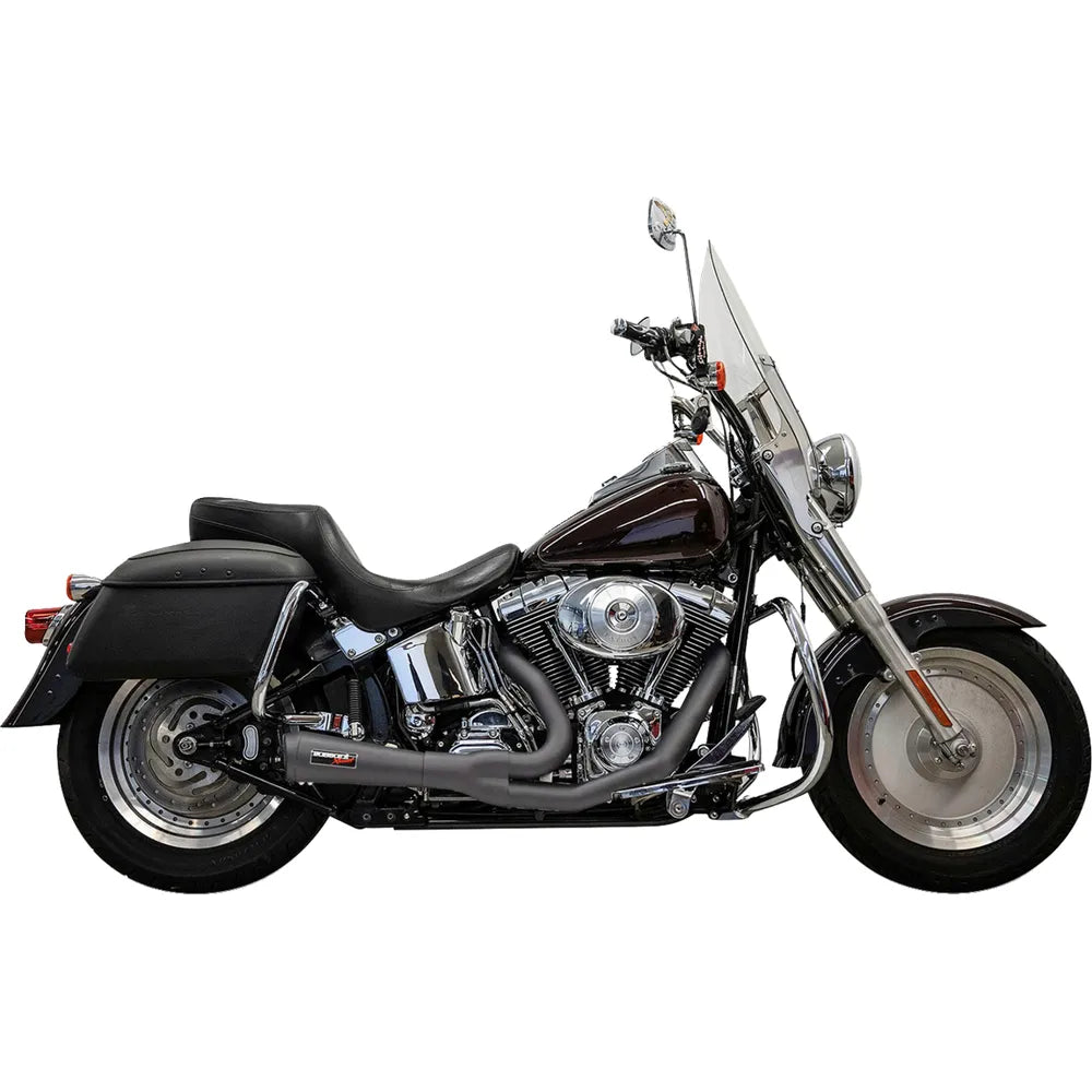 Sistema de escape Ripper 2 en 1 - Sistema de escape Ripper 2 en 1 - Corto - Negro - Softails Twin Cam