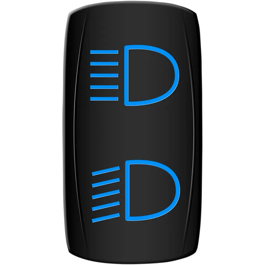 Rocker Switch - Hi/Lo Beam - Blue