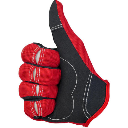 Guantes Biltwell Moto - rojos/negro/blanco