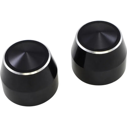 Tapa de eje delantero Elite - Tapas de eje - Elite - Negro - 25 mm - Par