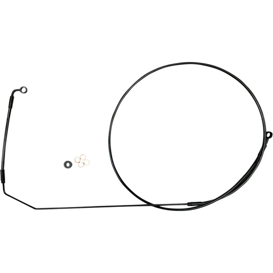 Kit de línea de freno de acero inoxidable XR - Línea de freno - Negro - Indio