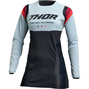 Jersey de dama Thor Pulse REV - Negro/Menta