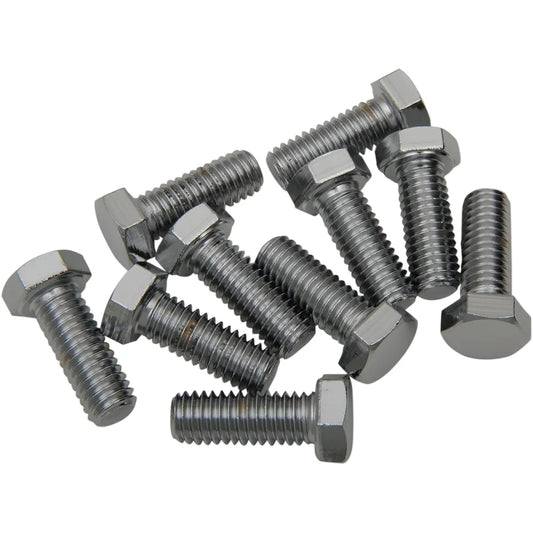 Tornillos de cabeza hexagonal 3/8"-16 x 1" Drag Specialties cromo