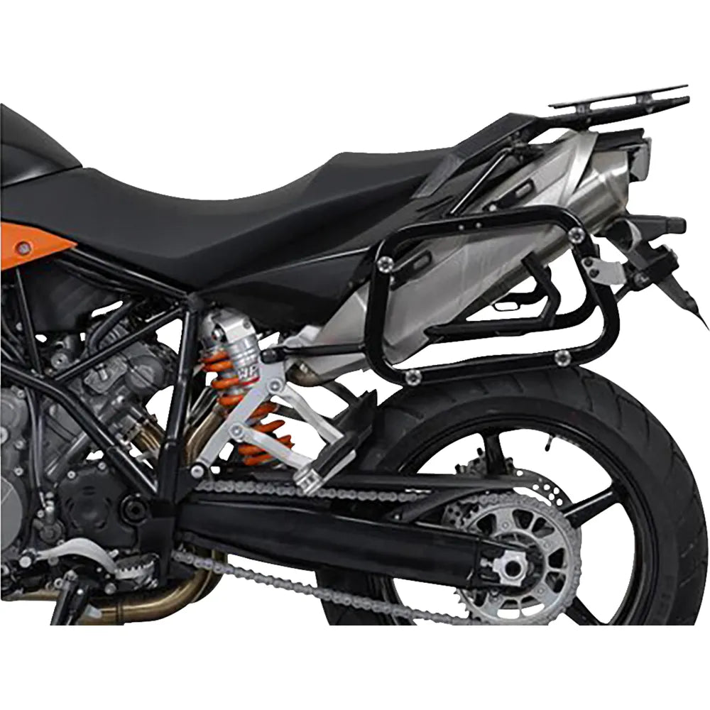 TRAX ADV Aluminum Case System - Black - KTM Super Moto 950/SMR 990/SMT 990 '05-'13