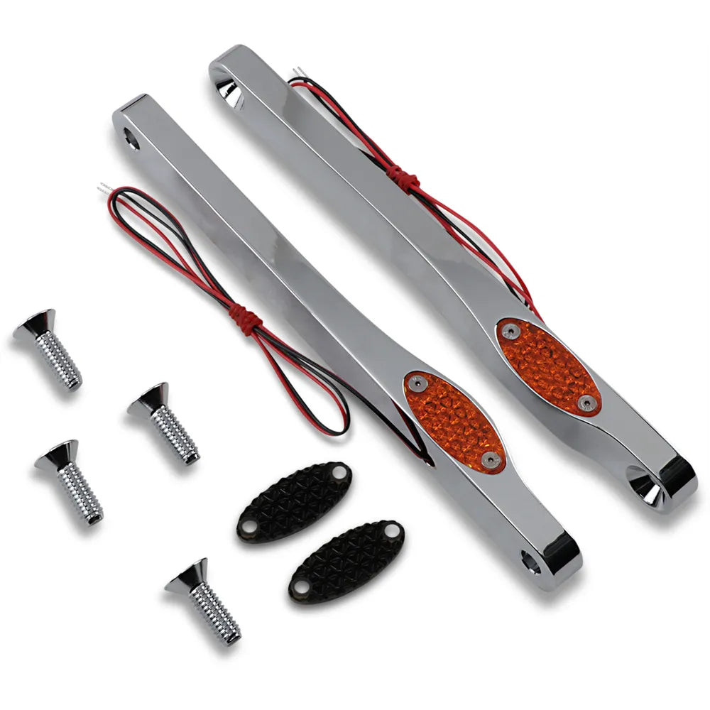 LED Front Turn Signal Lights - Chrome