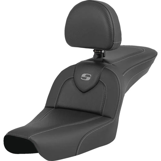 Asiento RoadSofa™ - RoadSofa™ - Fibra de carbono - con respaldo para el conductor - FXDWG '04-'05