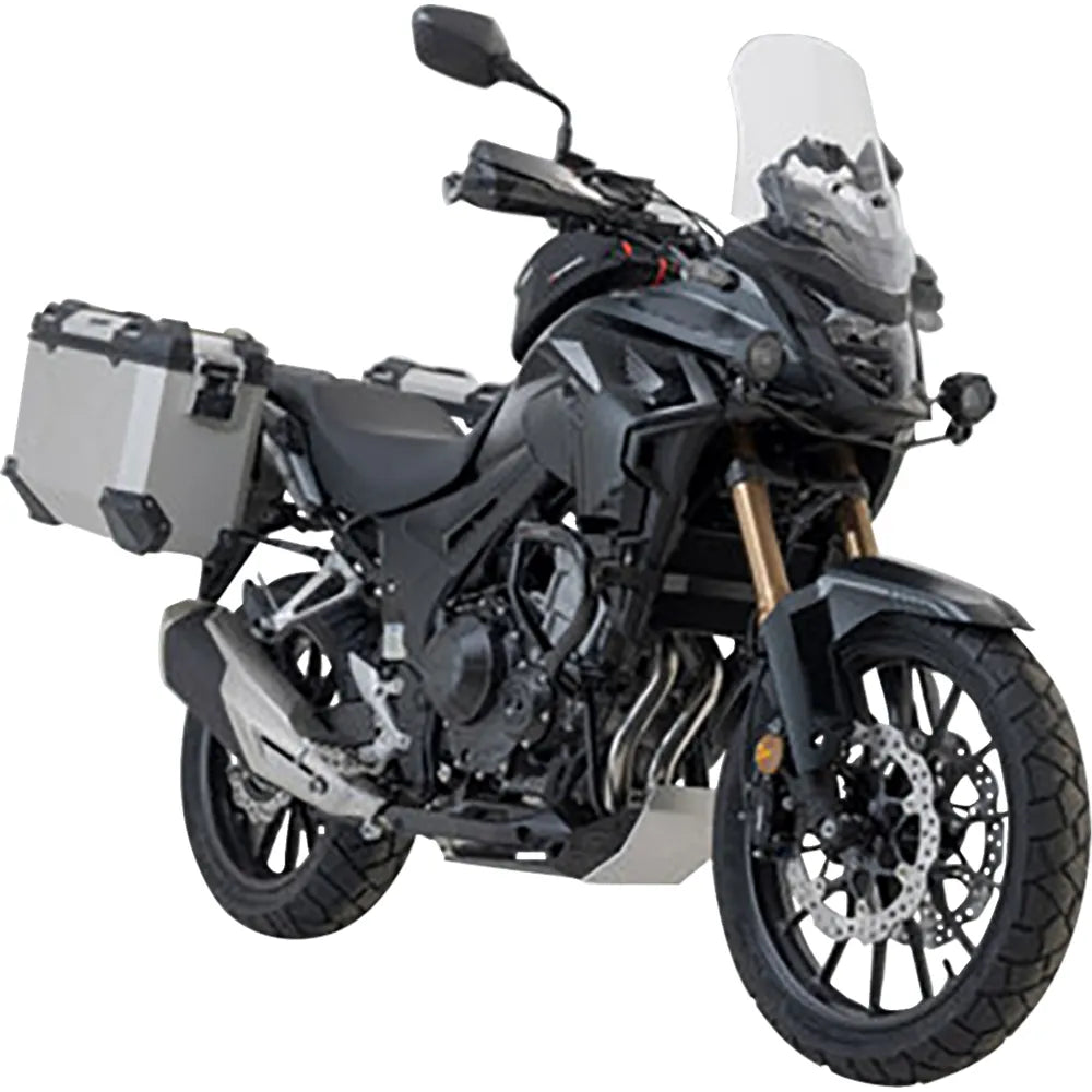 TRAX ADV Aluminum Case System - Silver - Honda CB/CBR/NX 500 '13-'24