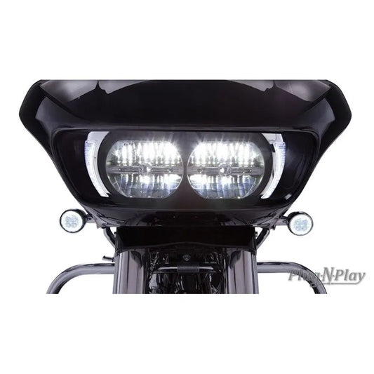 Bisel cromo con luces LED H-D Roadglide 2015 a 2022