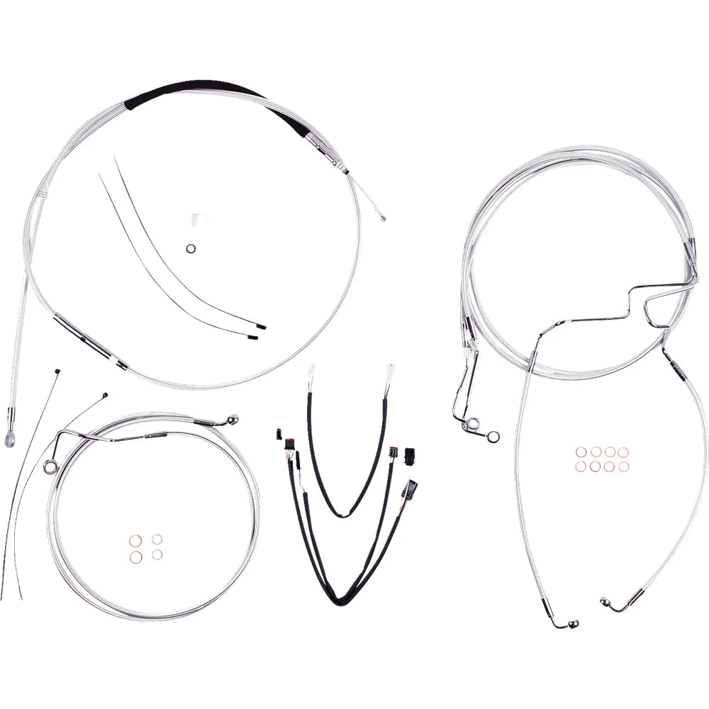 Kit de instalación de manillar de diseñador Sterling Chromite II® - Kit de instalación de manillar de diseñador Sterling Chromite II® - 18"-20" - '21-'23 FLTR