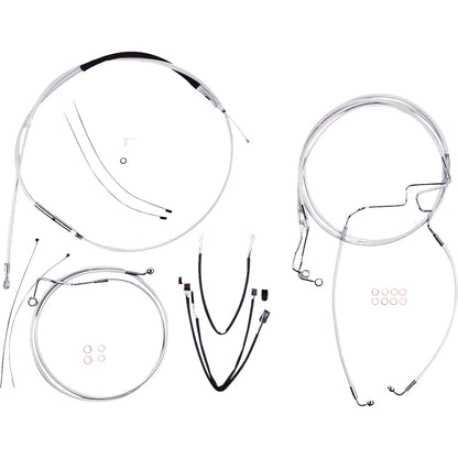 Kit de instalación de manillar de diseñador Sterling Chromite II® - Kit de instalación de manillar de diseñador Sterling Chromite II® - 18"-20" - '21-'23 FLTR