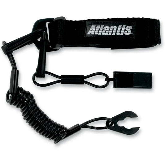 Lanyard with Whistle - Kawasaki - Black
