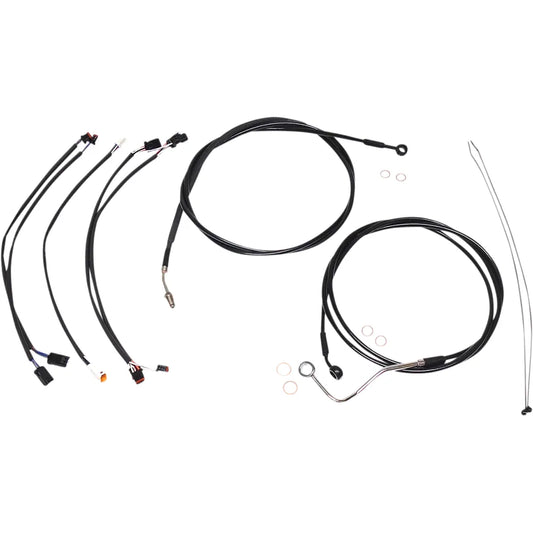 Kit de instalación de manillar XR - Kit de instalación de manillar XR - Colgadores Ape de 12"-14" - FLHRXS '17-'20 - Negro