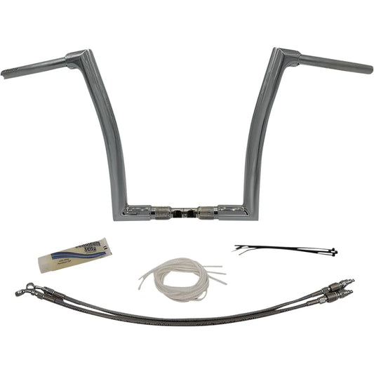 14" Chrome 1-1/2" Flat Top Handlebar Kit61457427