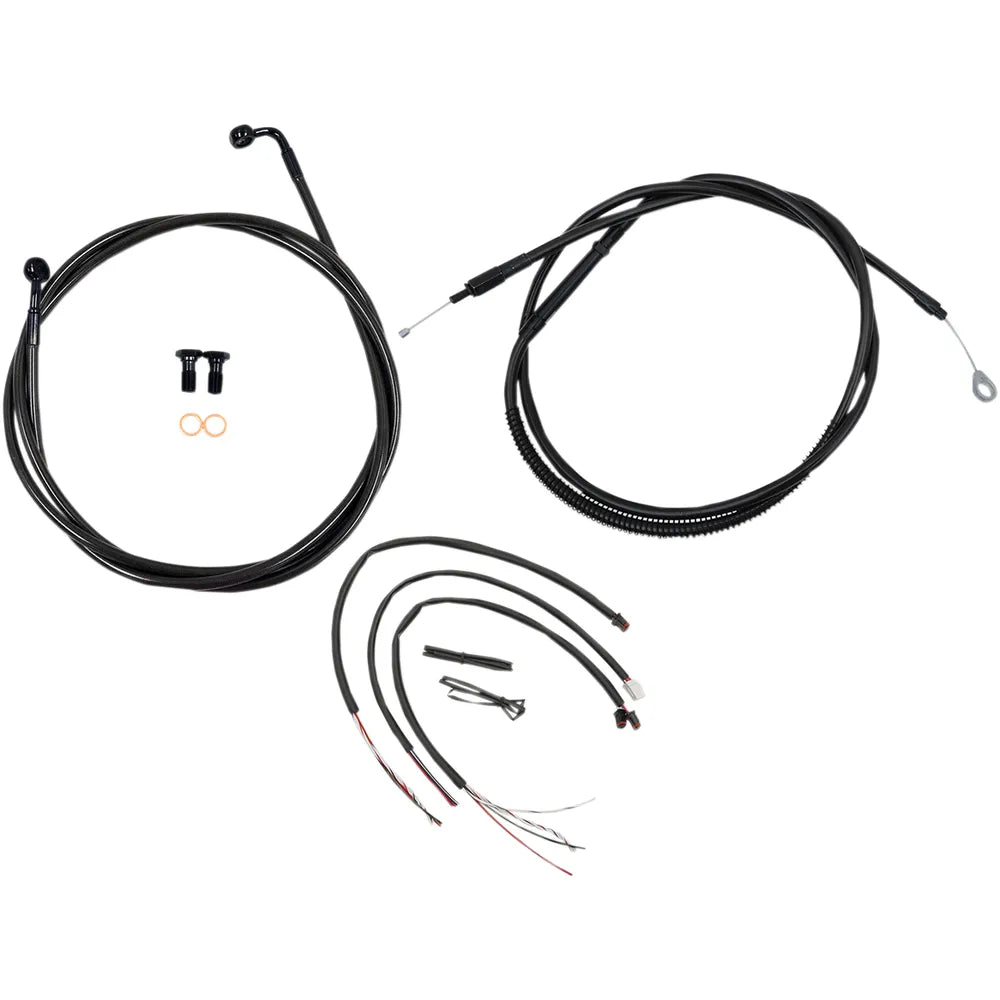Midnight Cable Kit for 15" - 17" Ape Hanger Handlebars489497