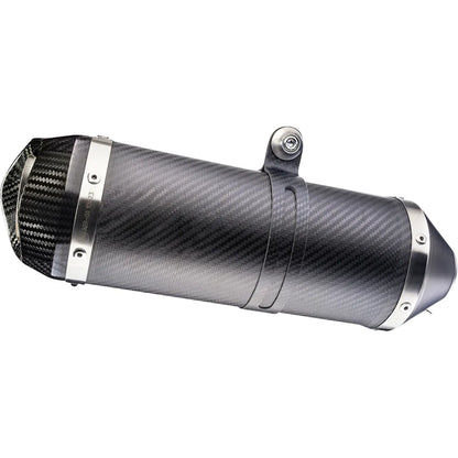 Silenciador universal LV One Evo Slip-On - Silenciador LV One Evo de fibra de carbono de 54x270 mm