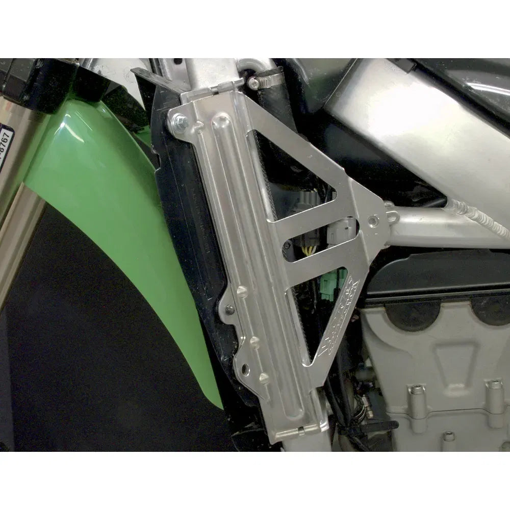 Radiator Brace - Silver - Kawasaki
