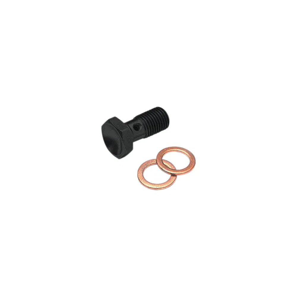 Banjo Bolt - 3/8"-24 - Single - Black