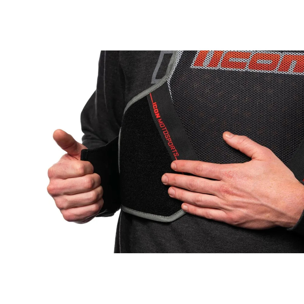 Chaleco Icon Field Armor Softcore Megabolt negro