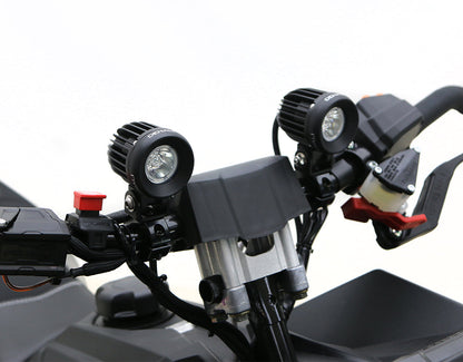 Soportes de luz de conducción, Abrazadera de barra articulada 21 mm/29 mm - negro