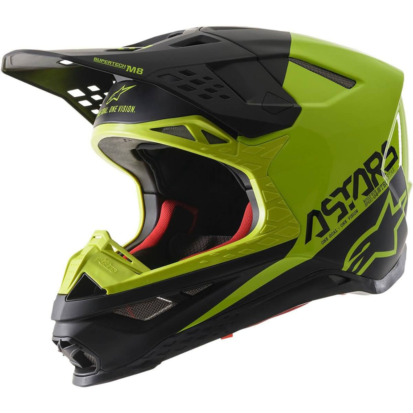 Casco Alpinestars Supertech M8 Echo MIPS® - Negro/Amarillo