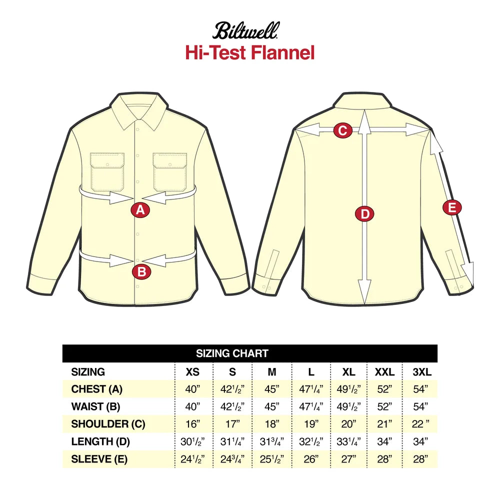 Camisa de franela Biltwell HI Test - Baja