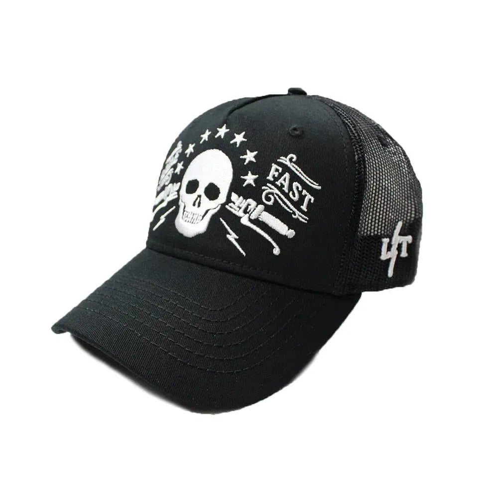 Ride Fast Hat - Black/Gray