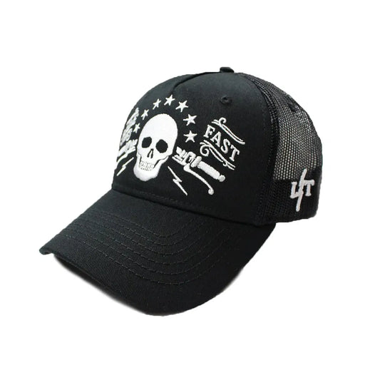 Ride Fast Hat - Black/Gray