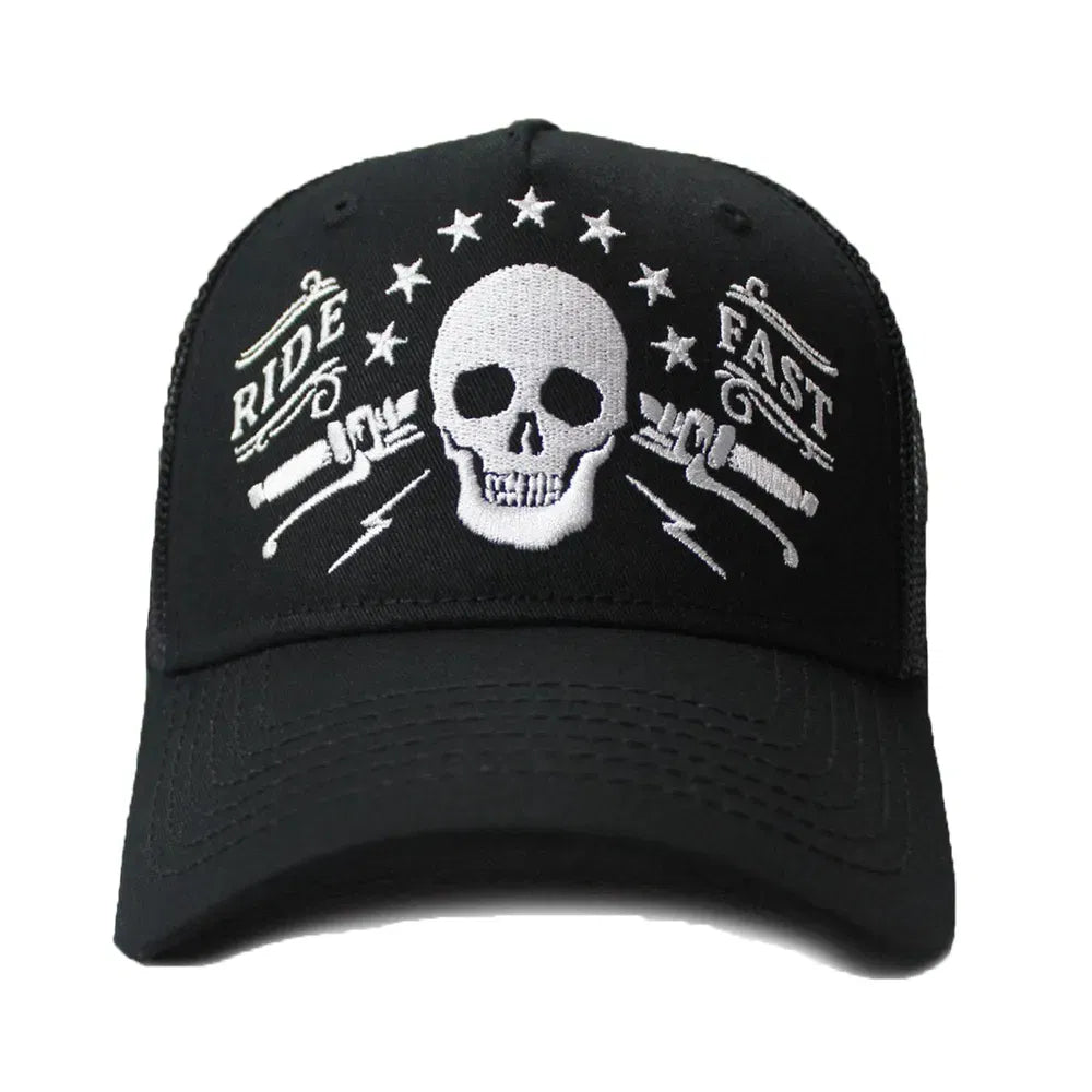 Ride Fast Hat - Black/Gray