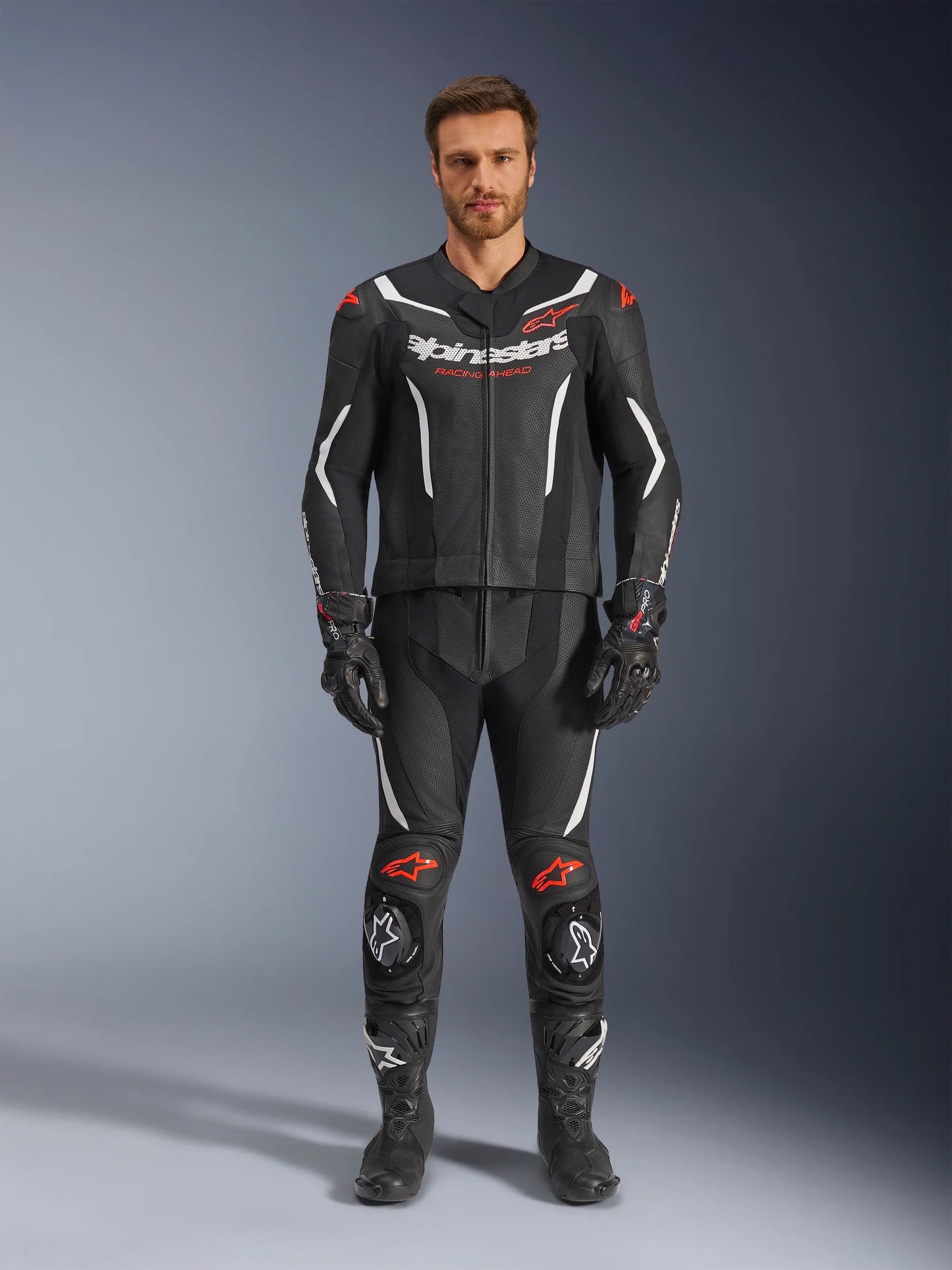 Mono de cuero gp force v2 de 2 piezas