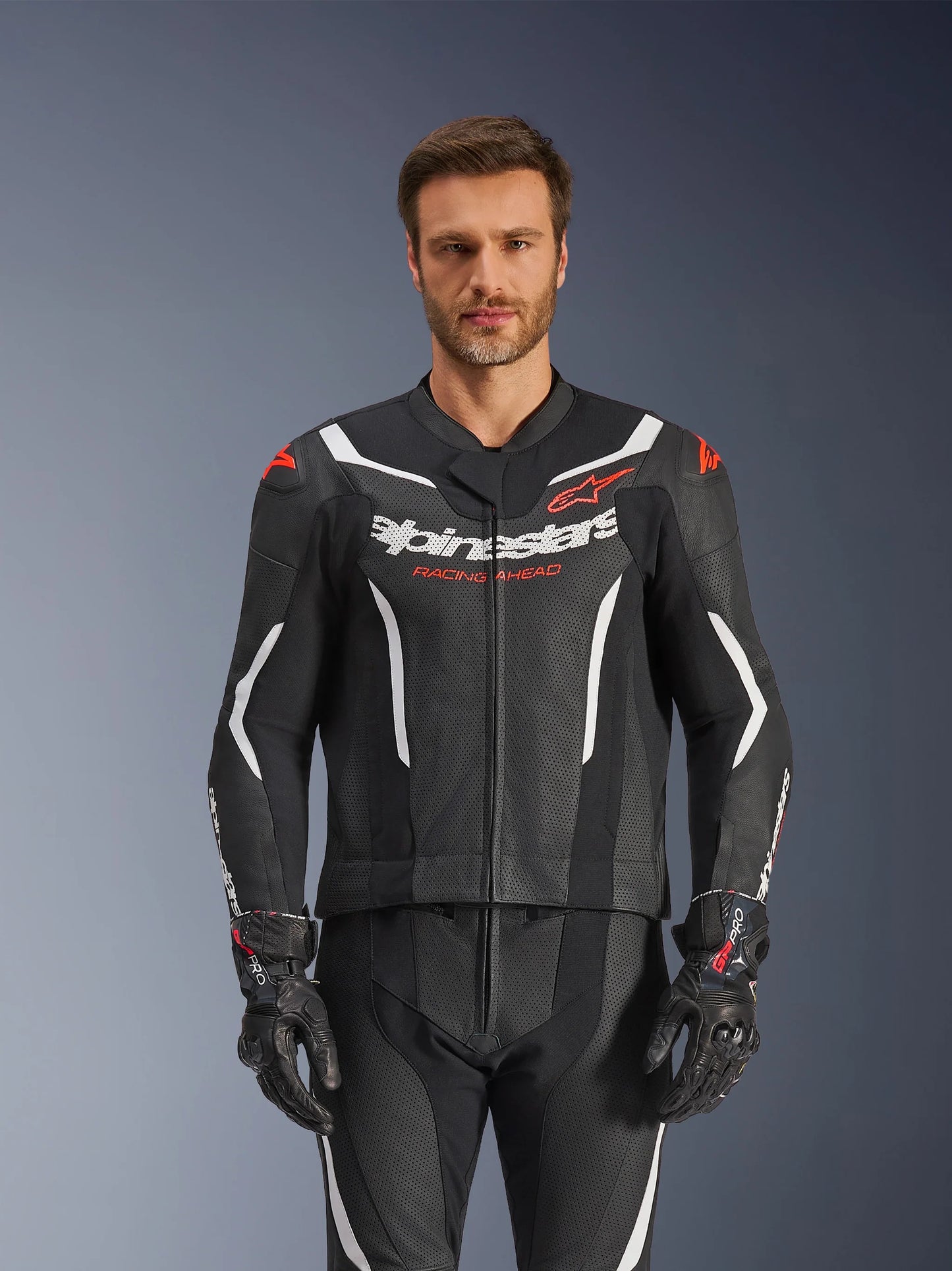 Mono de cuero gp force v2 de 2 piezas