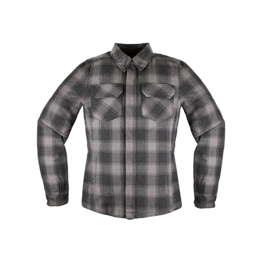 Chamarra de franela dama Icon Fallblock CX - Negra