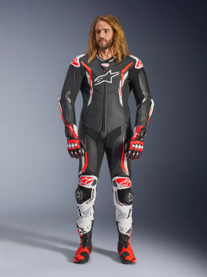 Traje Alpinestars GP Tech v5 - Negro/Blanco/Rojo