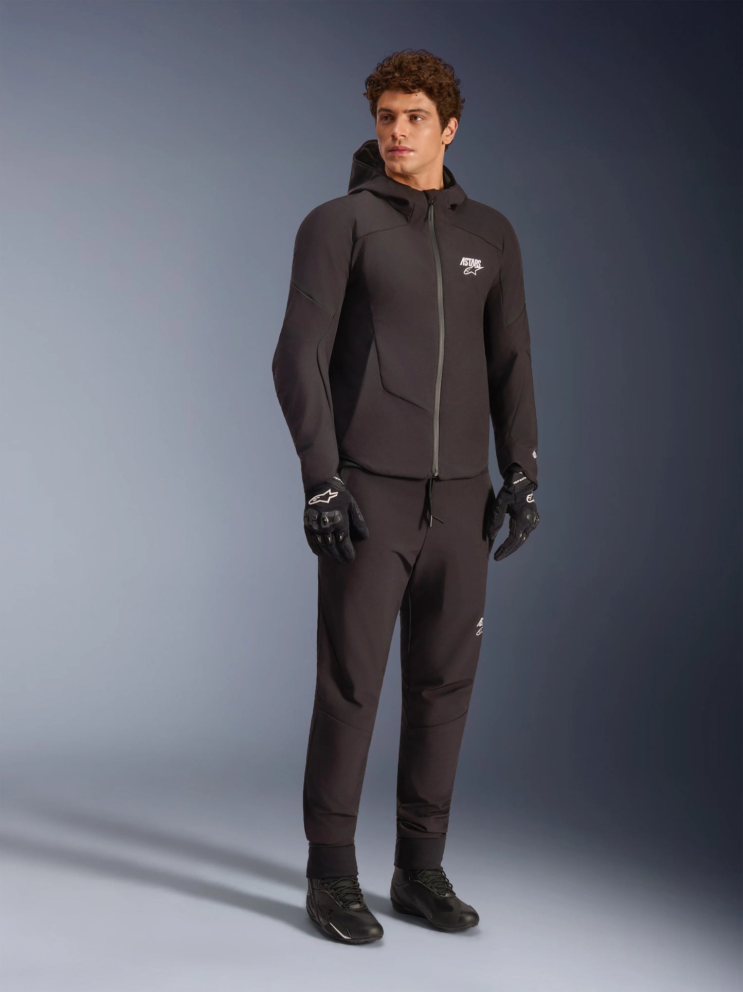 Chamarra Alpinestars Aeroshell WP - Negro