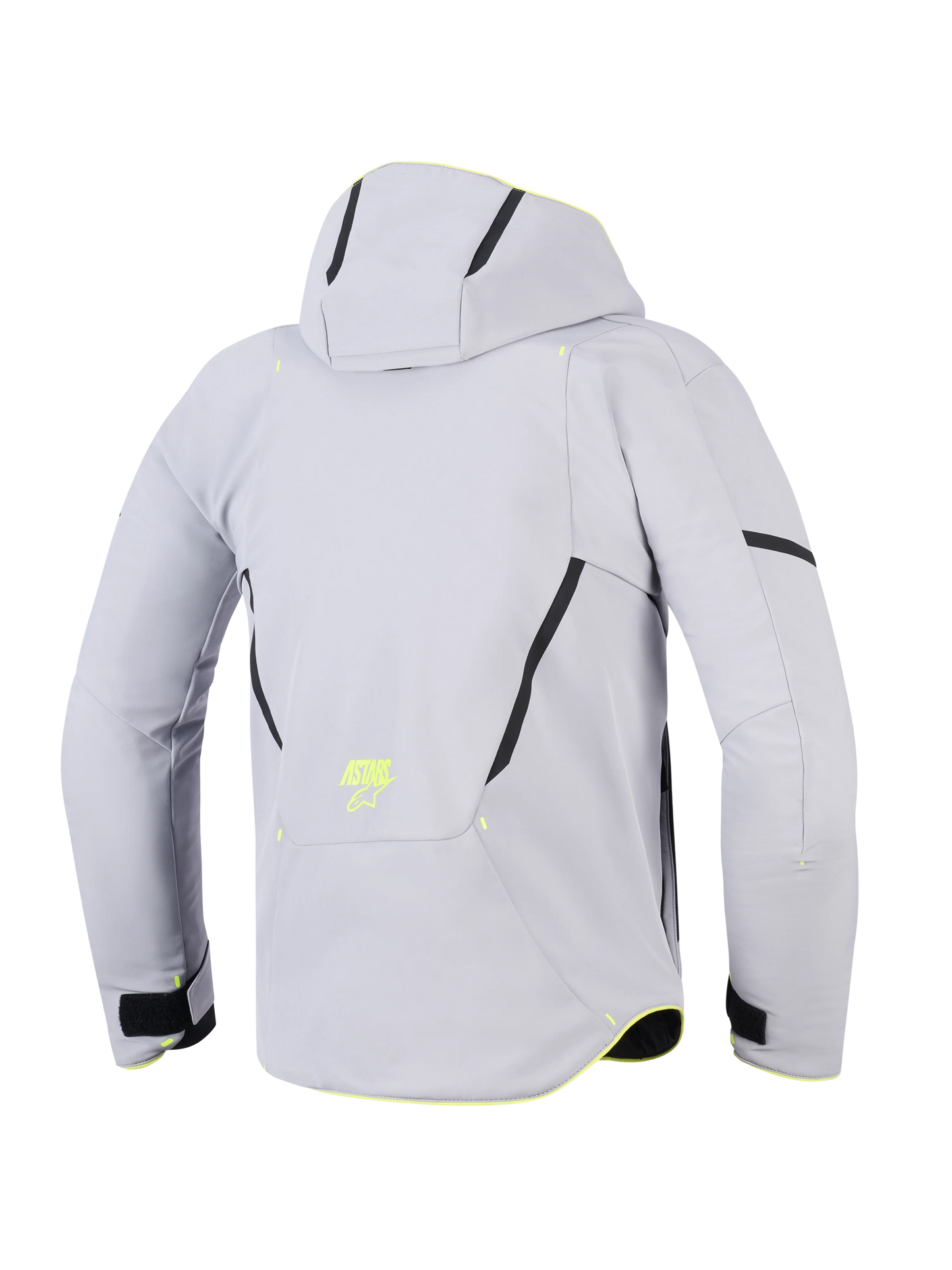 Chamarra Alpinestars Aeroshell WP - Gris medio/Amarillo fluo