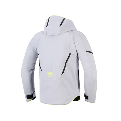 Chamarra Alpinestars Aeroshell WP - Gris medio/Amarillo fluo
