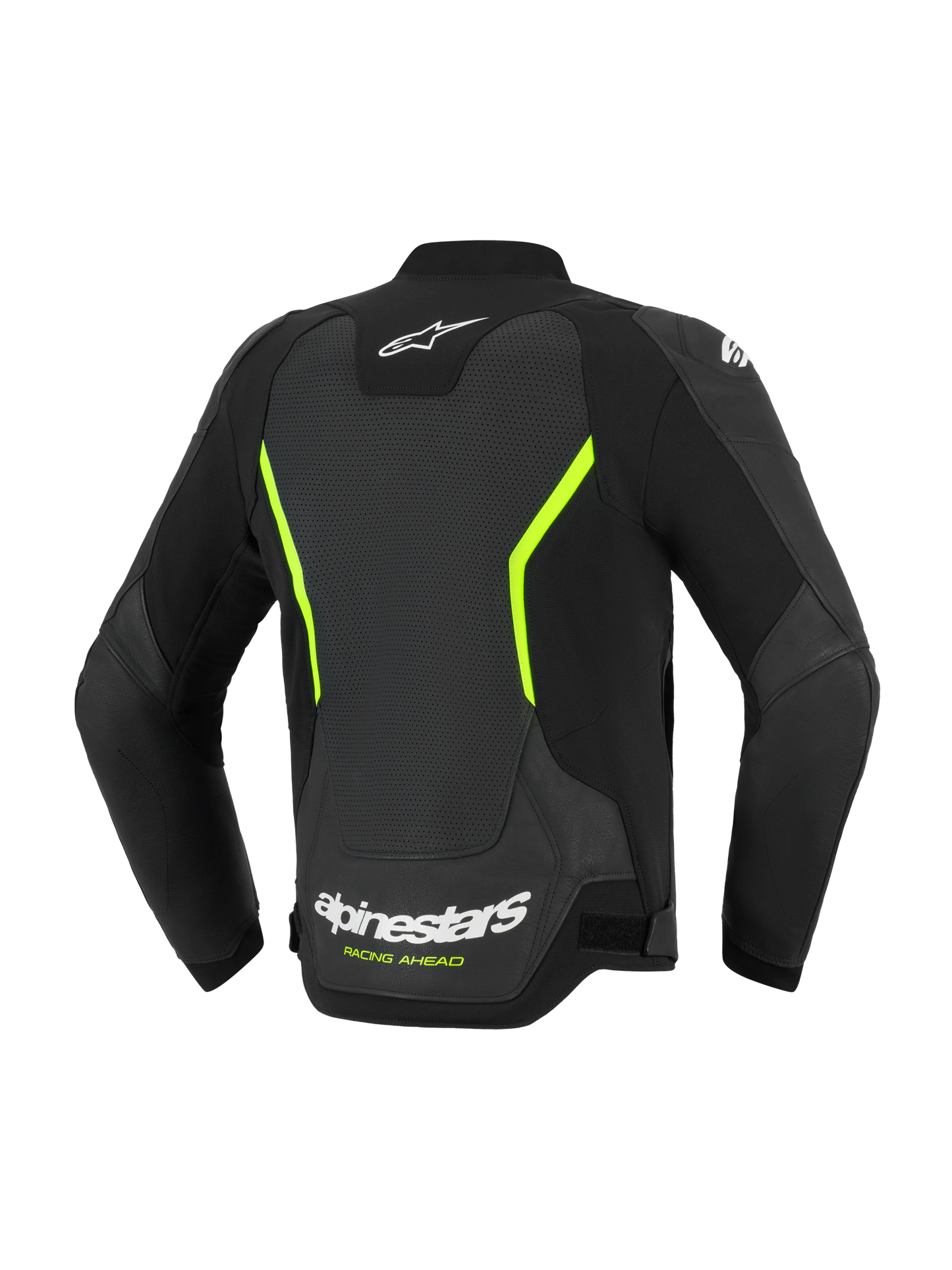 Chamarra de piel Alpinestars GP Force v2 Airflow - Negro/Verde