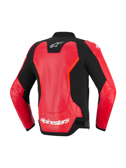 Chamarra de Piel Alpinestars GP Force v2 Airflow - Rojo