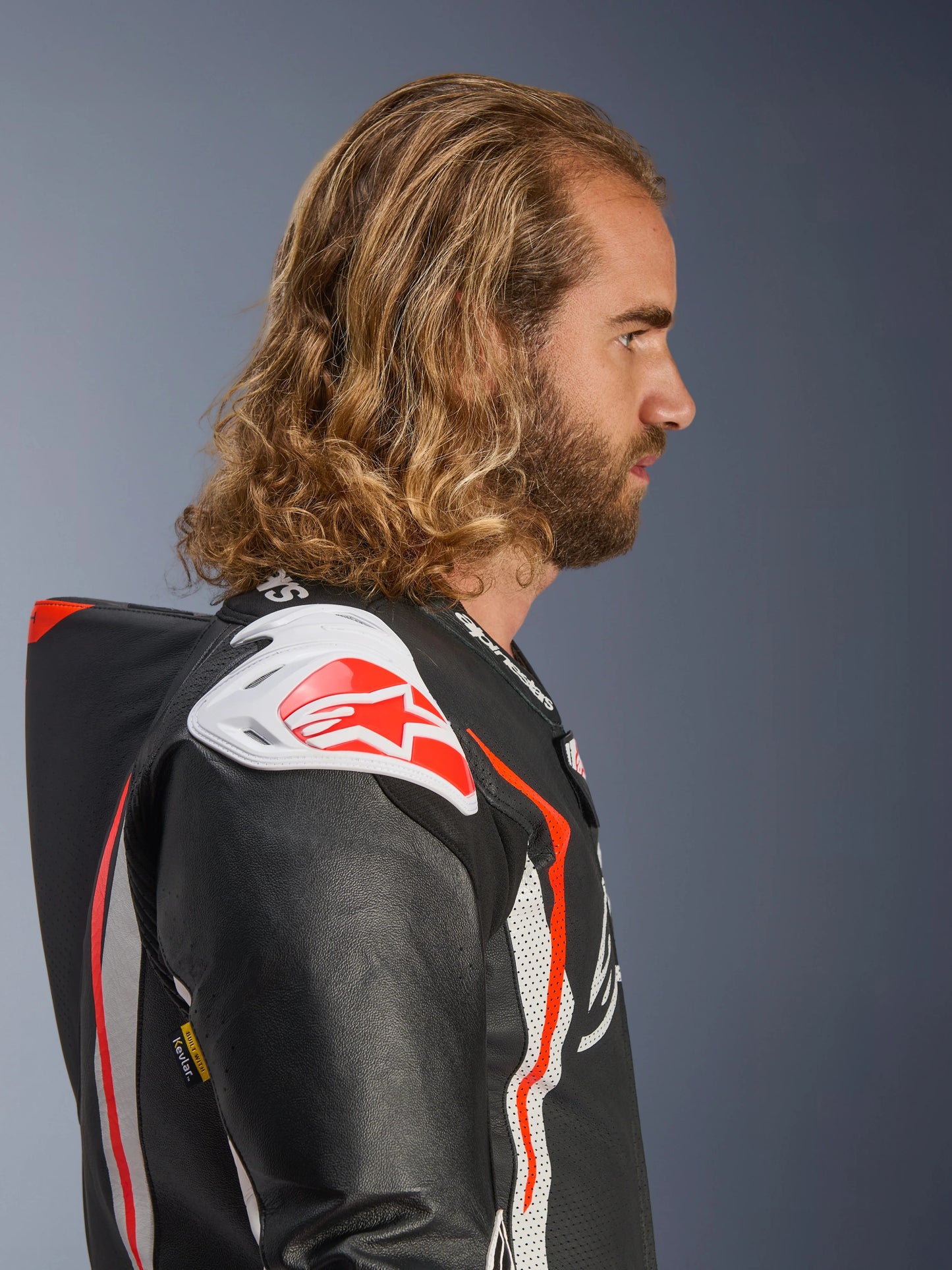 Traje Alpinestars GP Tech v5 - Negro/Blanco/Rojo