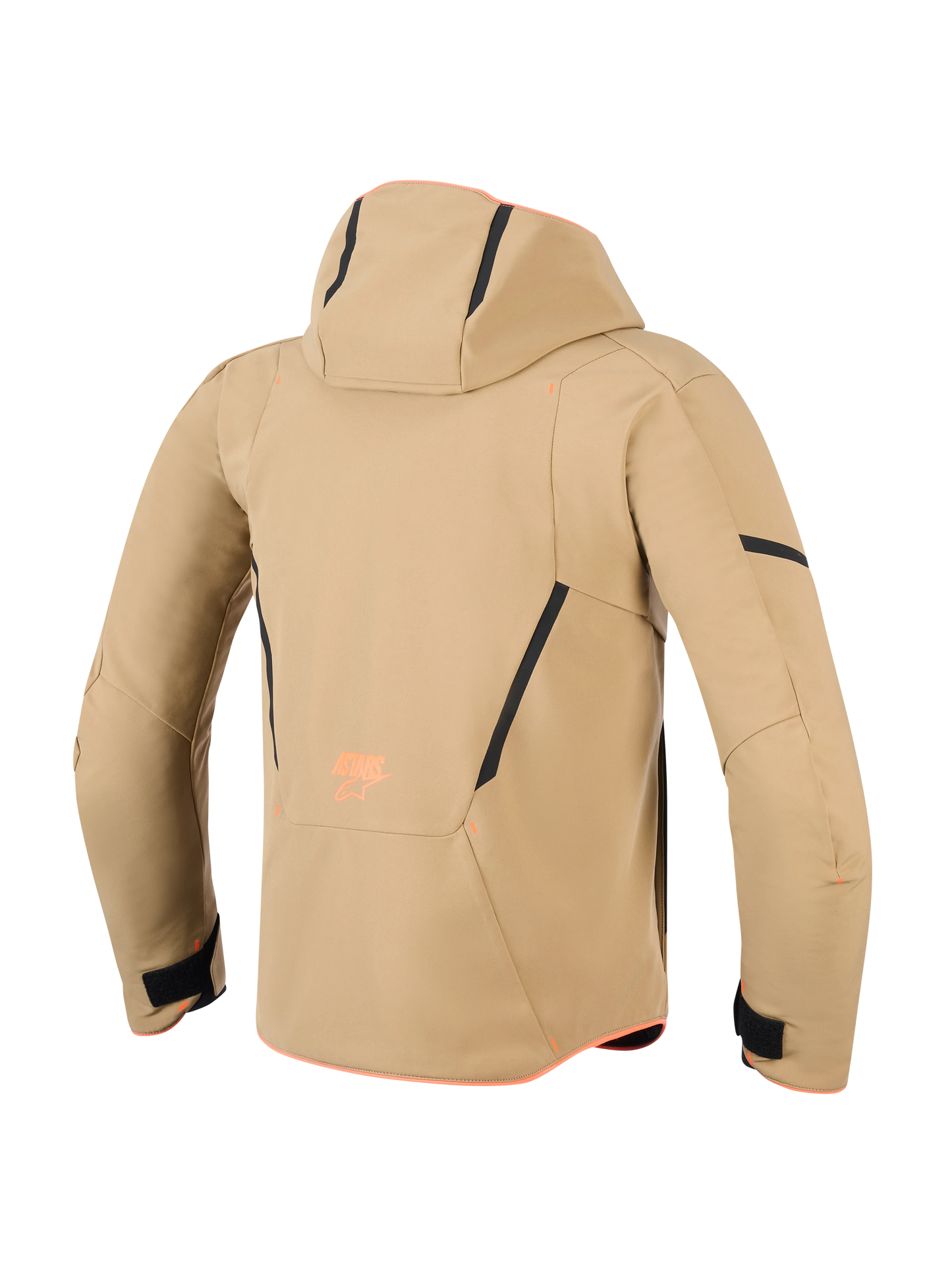 Chamarra Alpinestars Aeroshell WP - Caqui/Negro/Naranja fluo