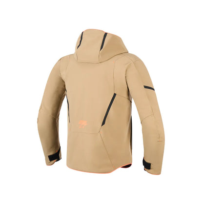 Chamarra Alpinestars Aeroshell WP - Caqui/Negro/Naranja fluo