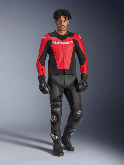 Chamarra de Piel Alpinestars GP Force v2 Airflow - Rojo